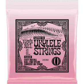 Ernie Ball 2330 Ukulele Strings Low G - Clear